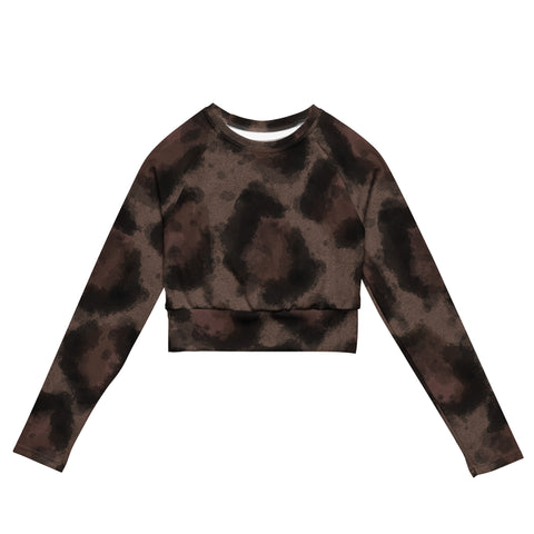 Long Sleeve Crop Tops - Symbolism I