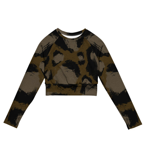 Long Sleeve Crop Tops - Symbolism VIII