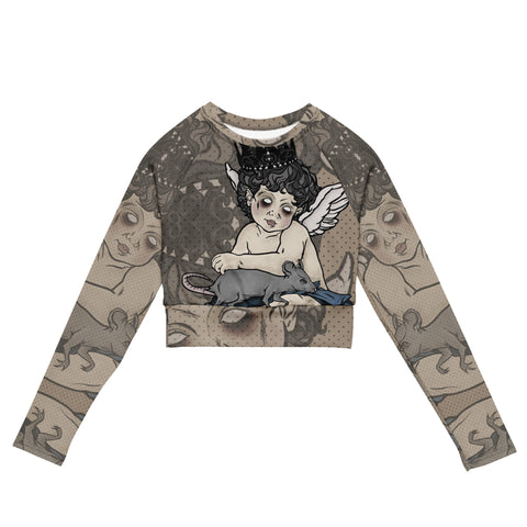 Long Sleeve Crop Tops - Angel IV