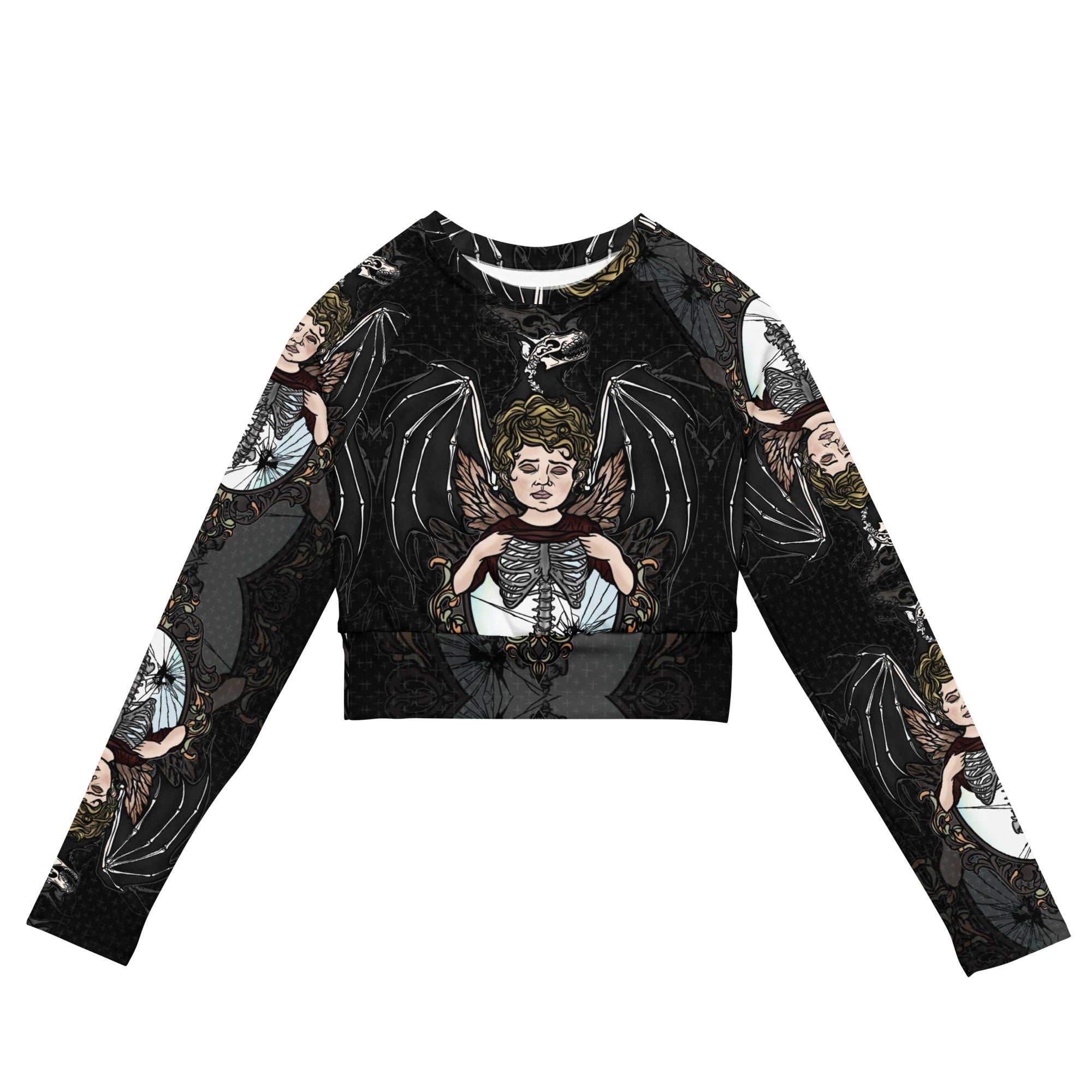 Long Sleeve Crop Top - Angel V