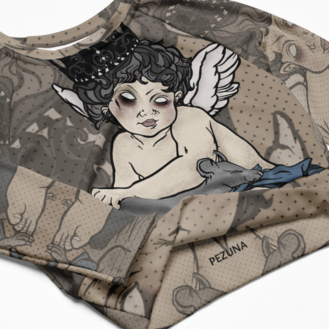 Long Sleeve Crop Tops - Angel IV