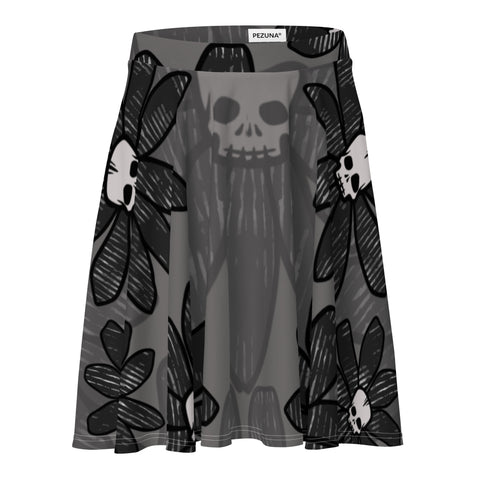 Skater Skirt - Skull XIV