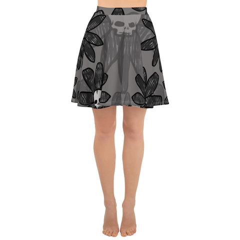 Skater Skirt - Skull XIV