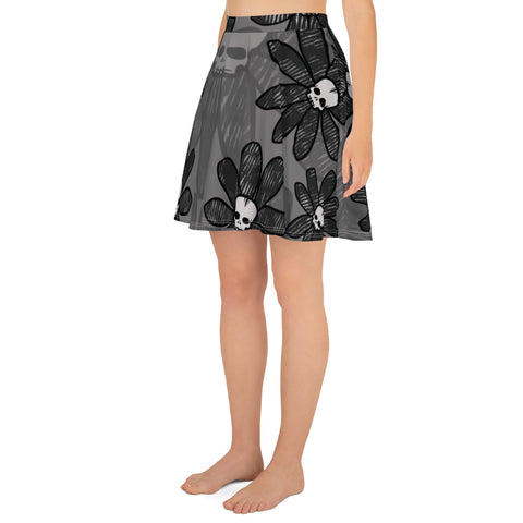 Skater Skirt - Skull XIV