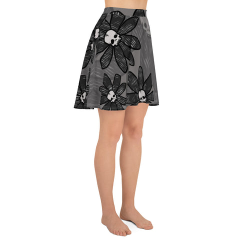 Skater Skirt - Skull XIV