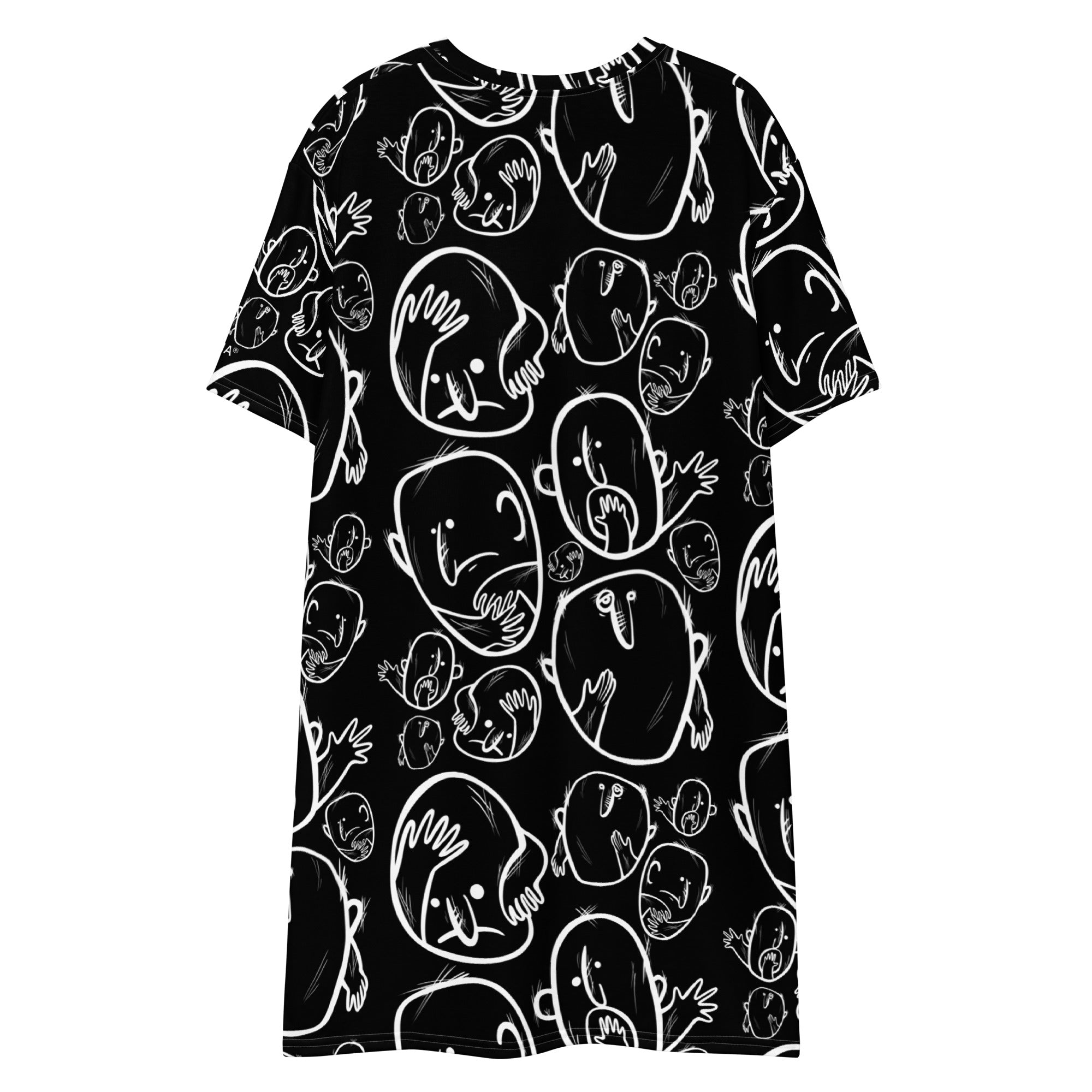 Oversized T-Shirt Dress - Faces VIII