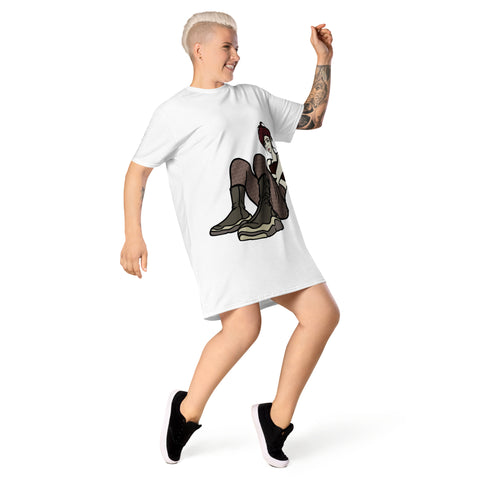 Oversized T-Shirt Dress - Girl Power VI