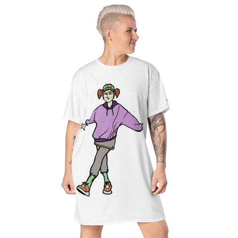 Oversized T-Shirt Dress - Girl Power III