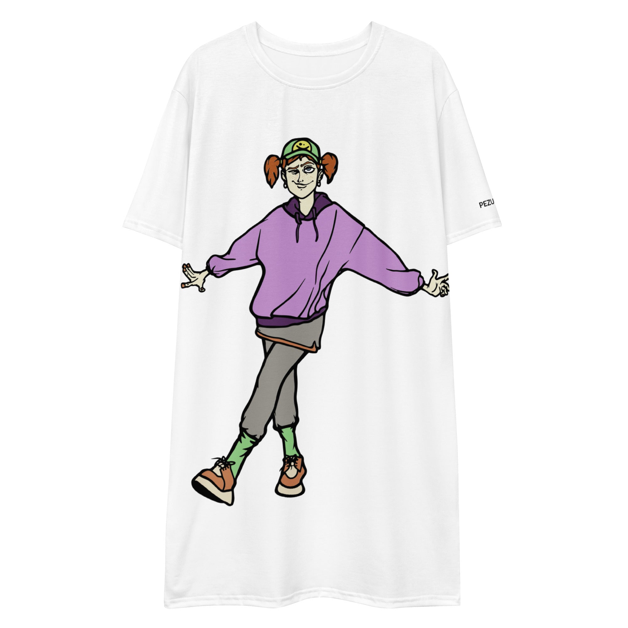 Oversized T-Shirt Dress - Girl Power III