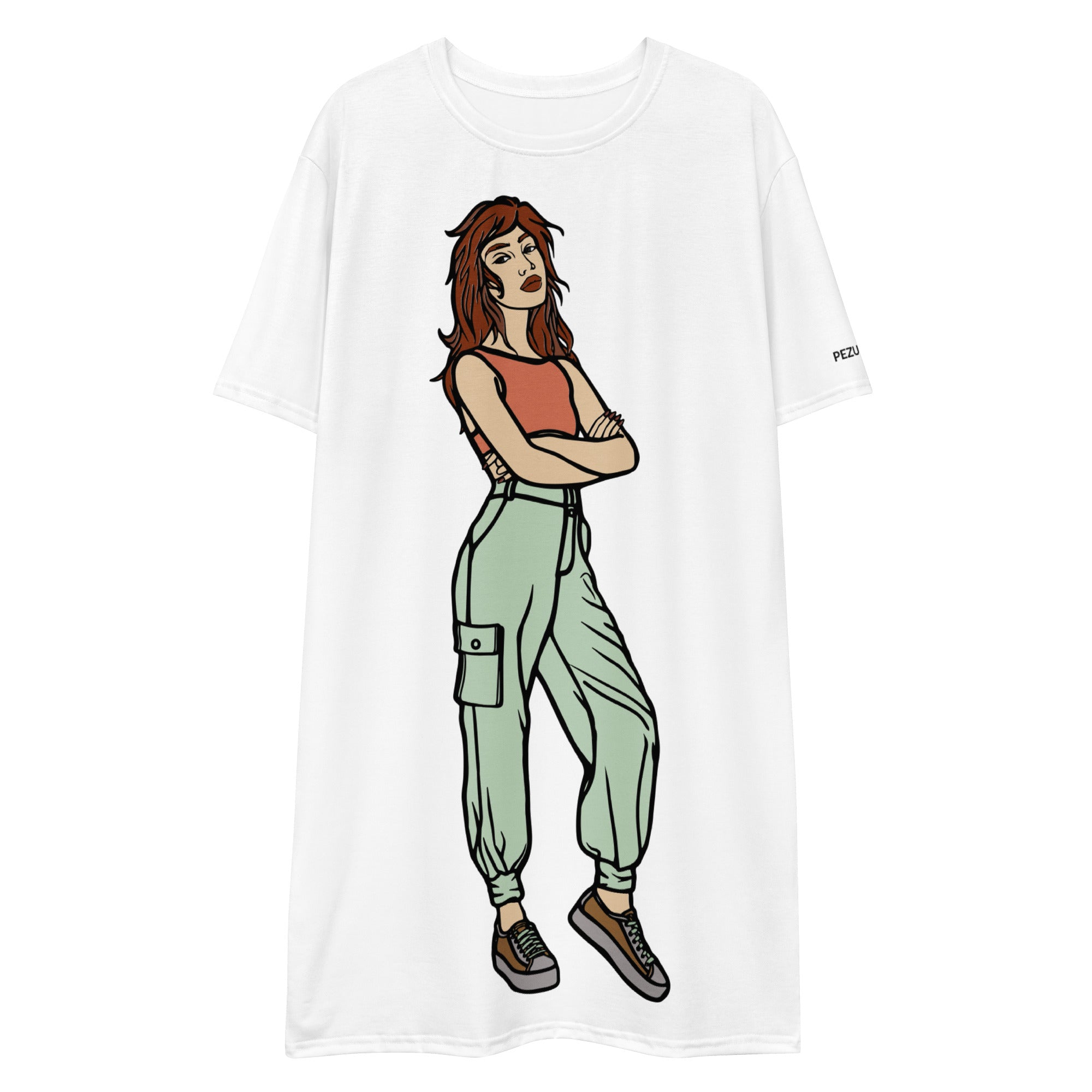 Oversized T-Shirt Dress - Girl Power IV