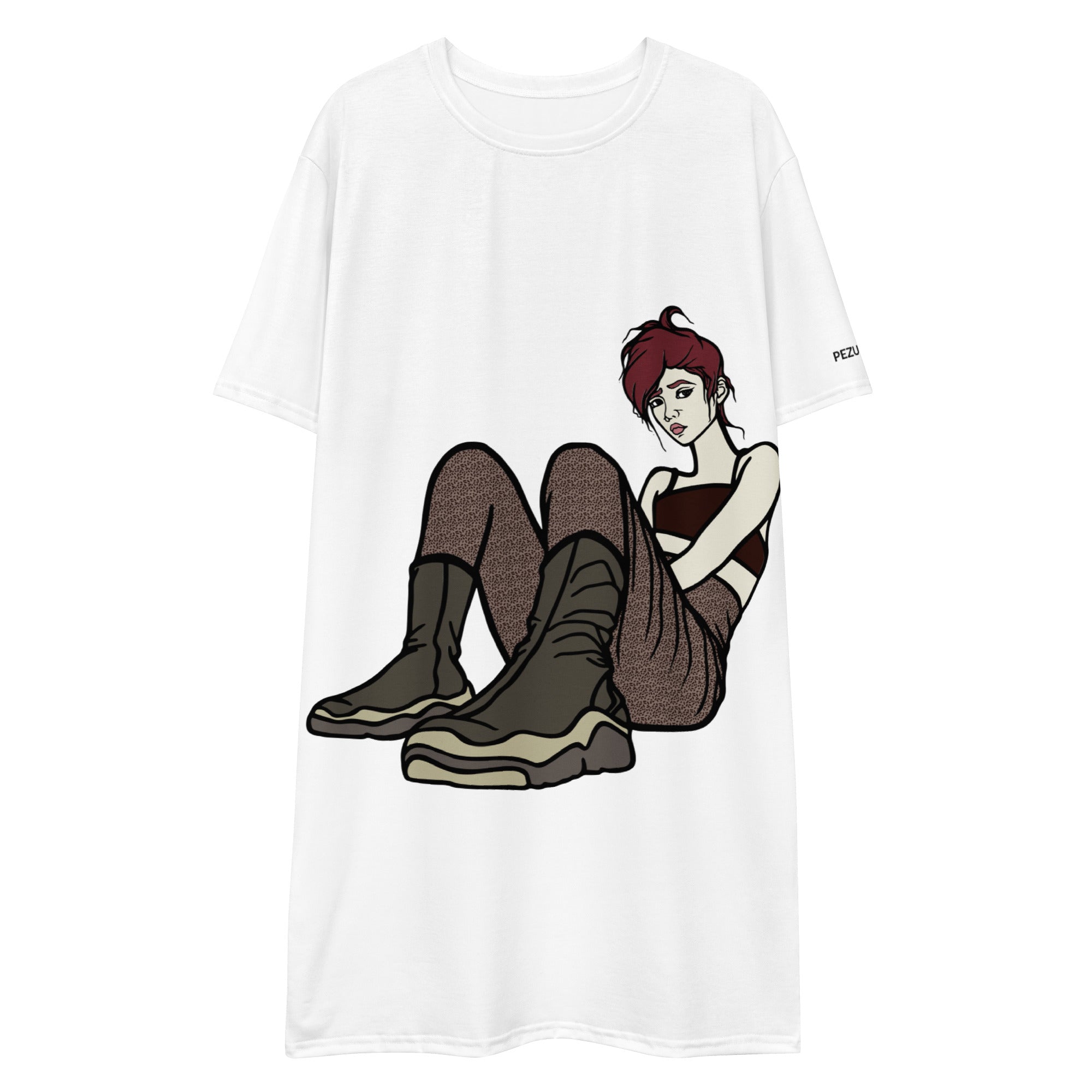 Oversized T-Shirt Dress - Girl Power VI
