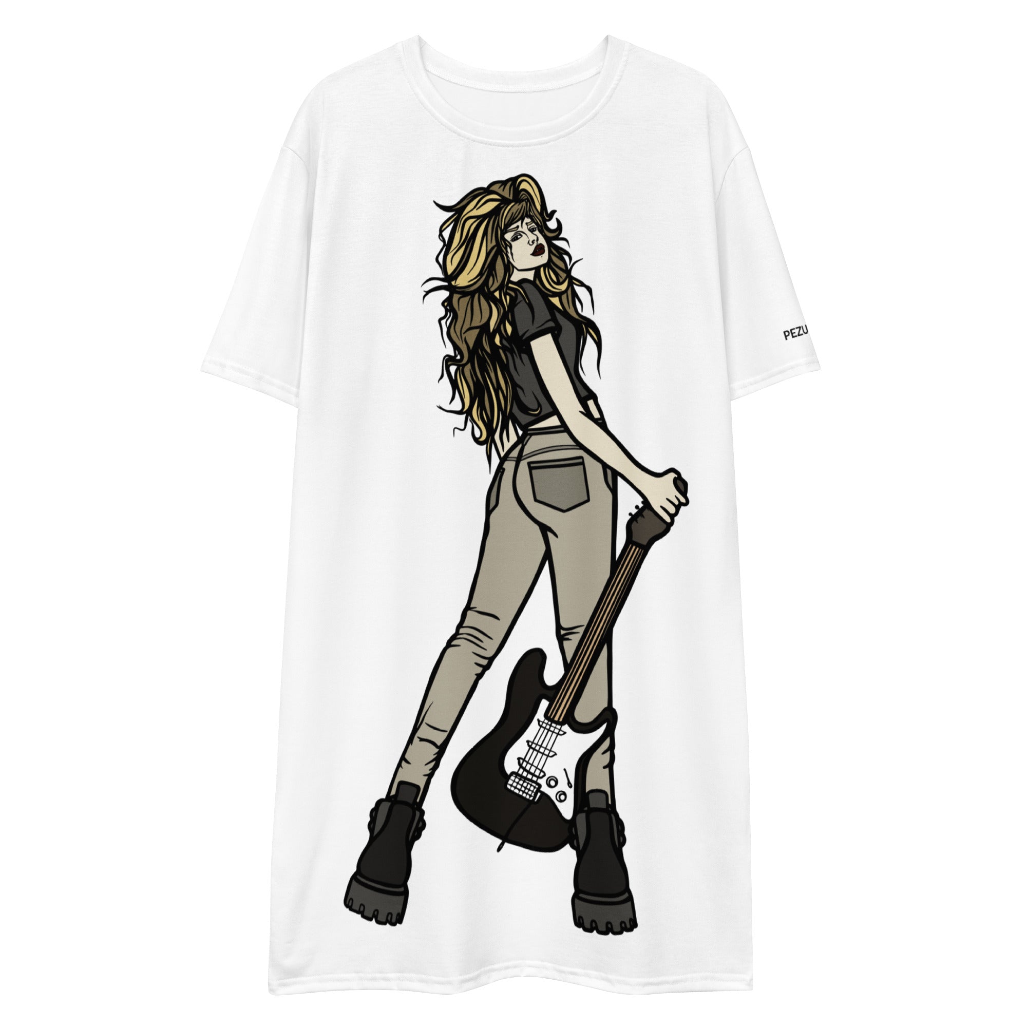 Oversized T-Shirt Dress - Girl Power VII