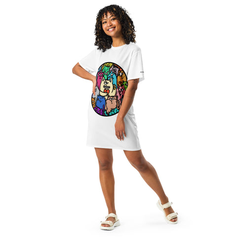 Oversized T-Shirt Dress - Kitty III