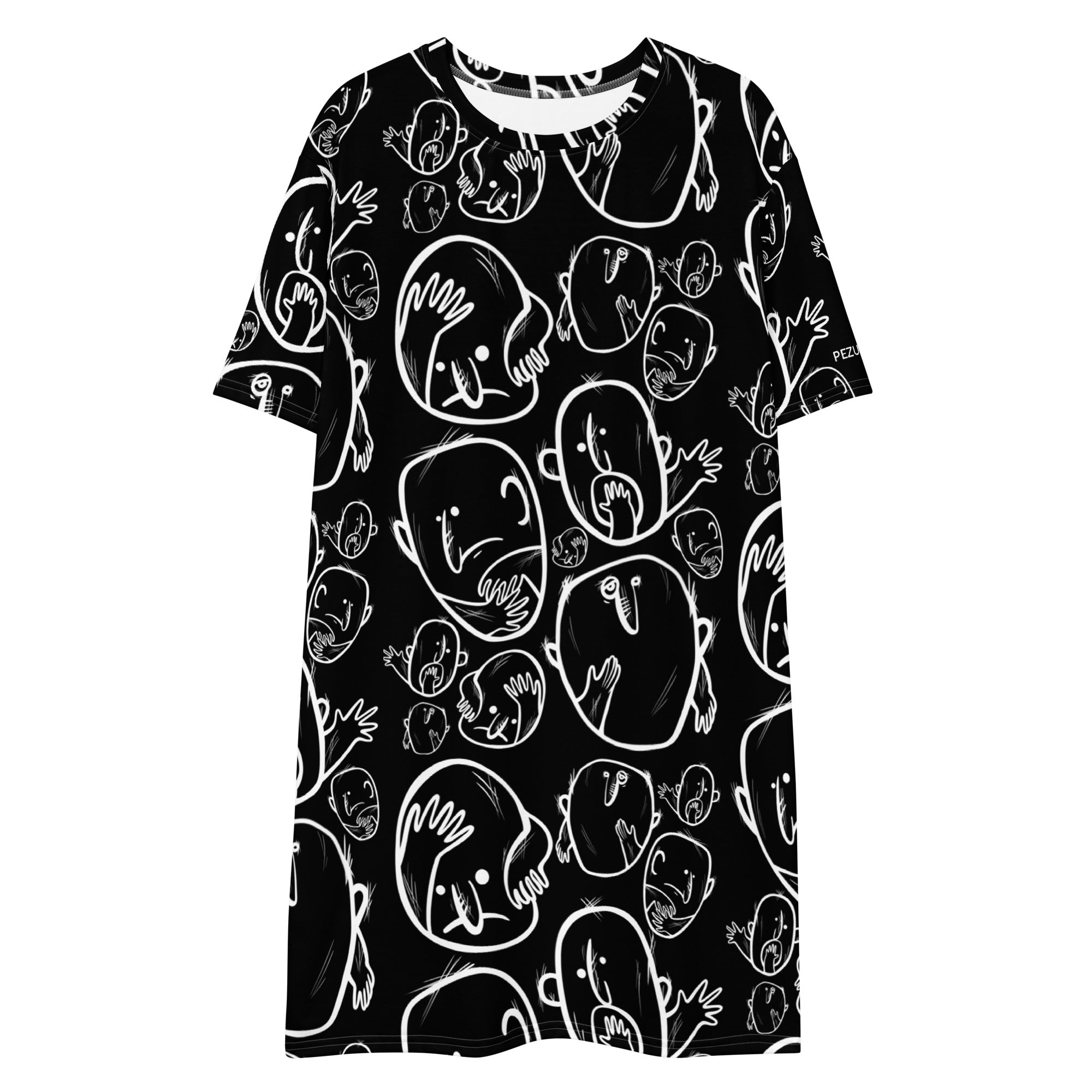 Oversized T-Shirt Dress - Faces VIII