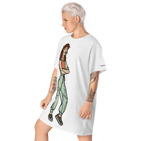 Oversized T-Shirt Dress - Girl Power IV