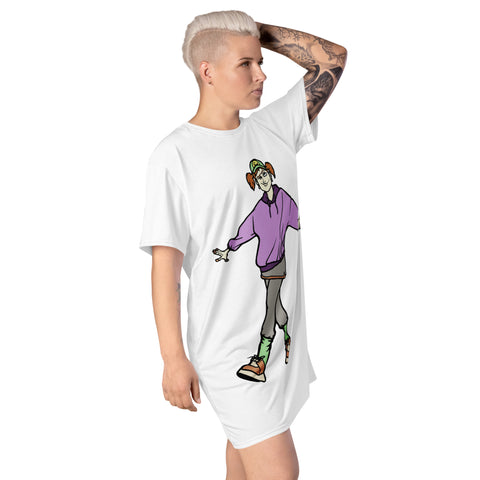 Oversized T-Shirt Dress - Girl Power III