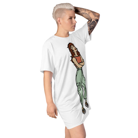 Oversized T-Shirt Dress - Girl Power IV