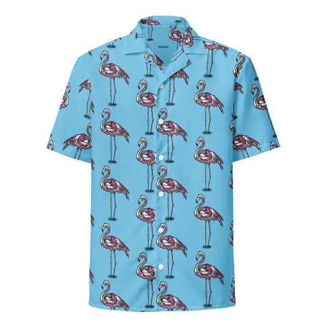 Button Shirt - Flamingo I