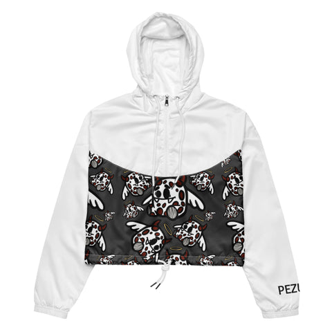 Cropped Windbreaker - Happy DeviI II