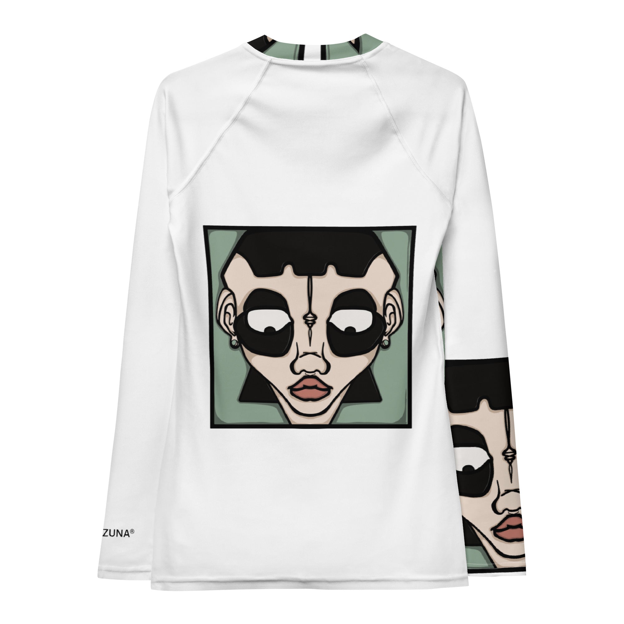 Fitted Rash Guard - Faces II