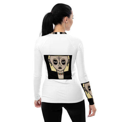 Fitted Rash Guard - Faces III