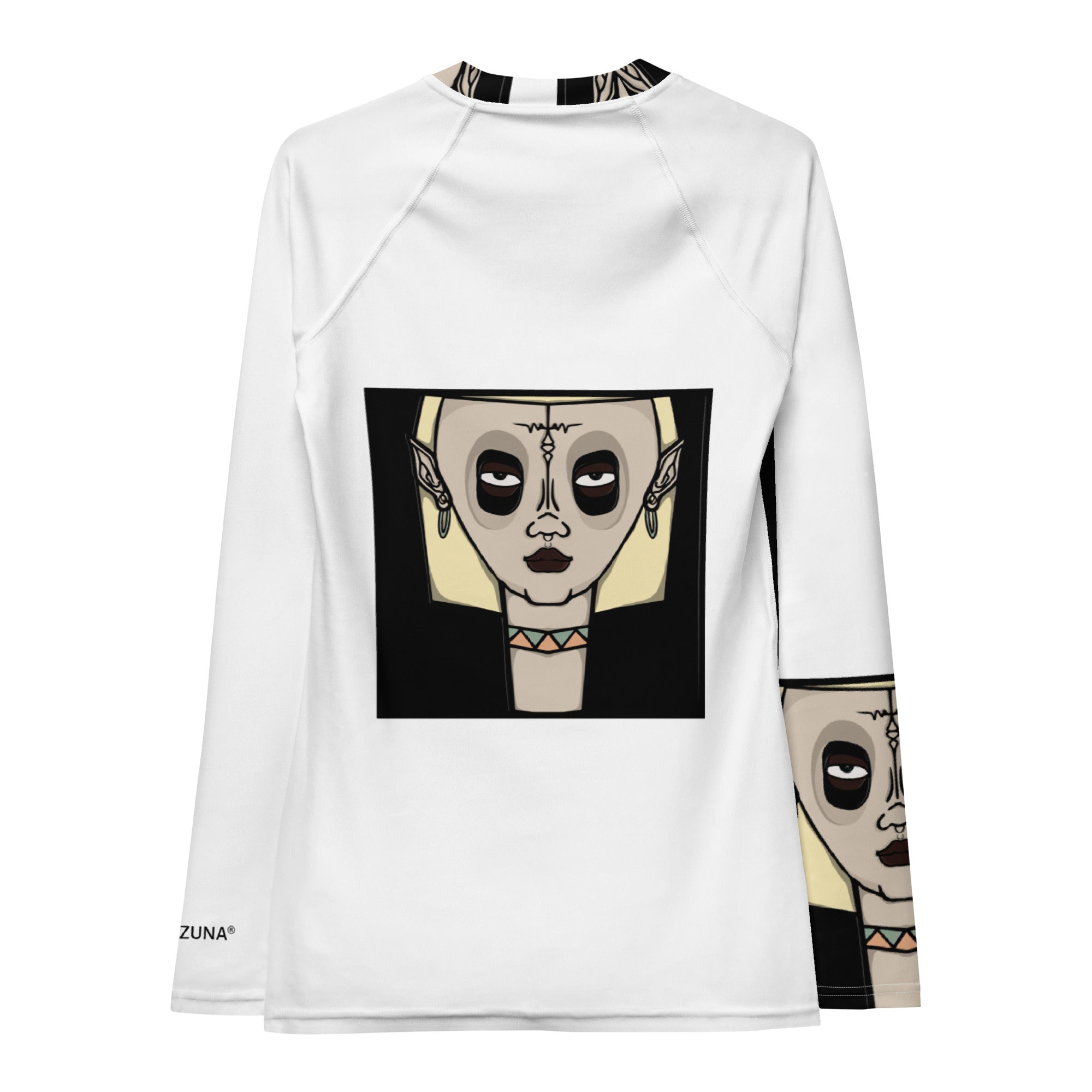 Fitted Rash Guard - Faces III