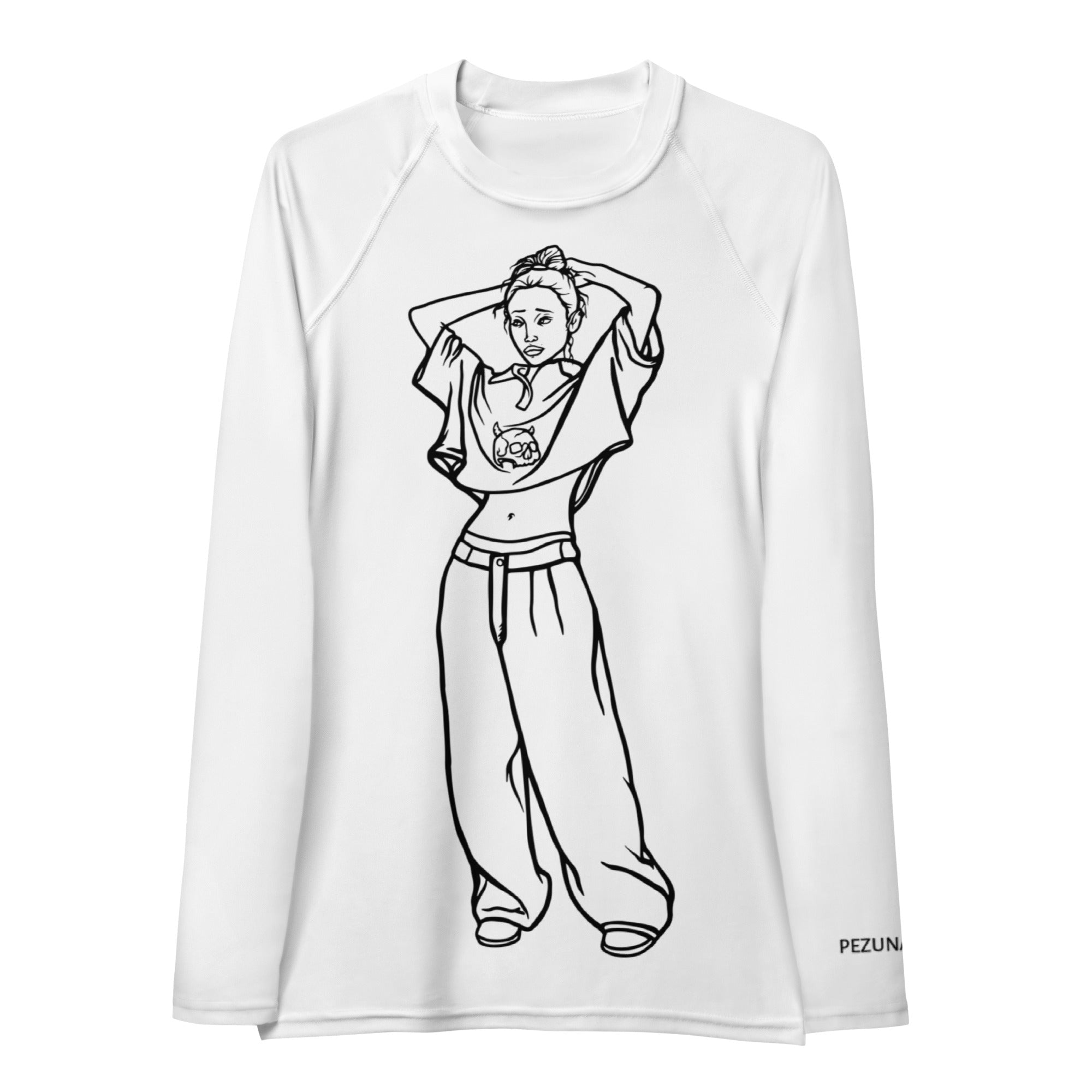 Fitted Rash Guard - Girl Power I
