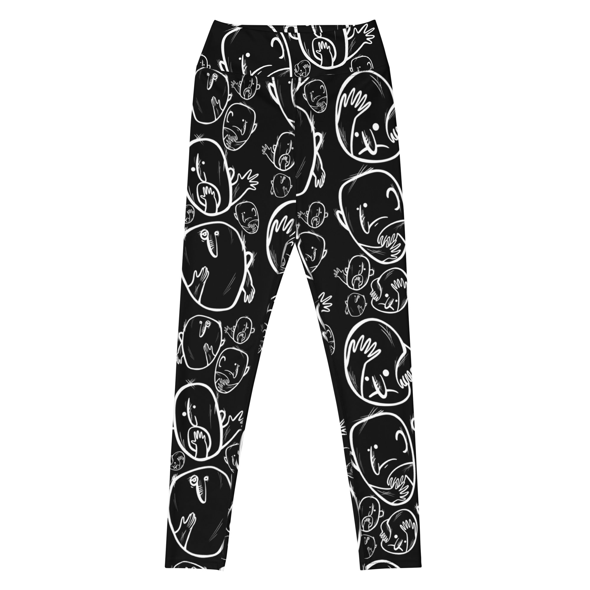 Yoga Leggings - Faces VIII