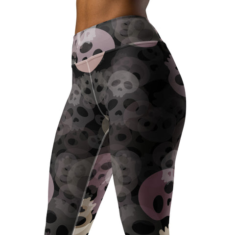 Yoga Leggings - Skull V