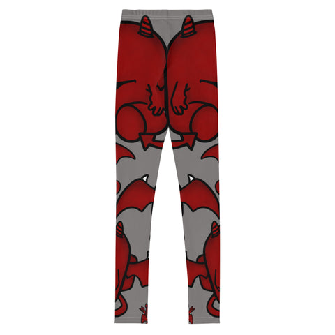 Youth Leggings - Happy DeviI I