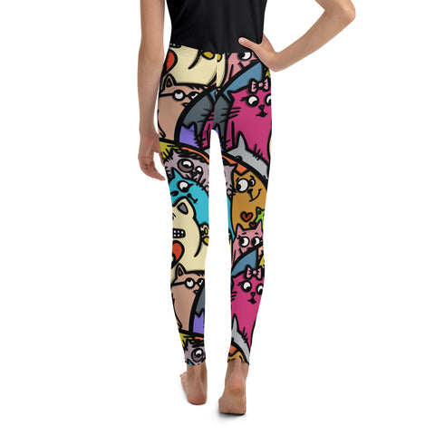 Youth Leggings - Kitty III