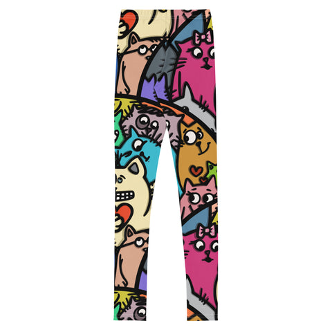 Youth Leggings - Kitty III