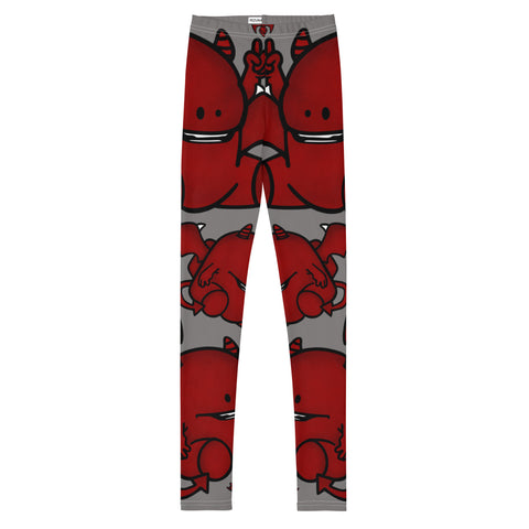 Youth Leggings - Happy DeviI I