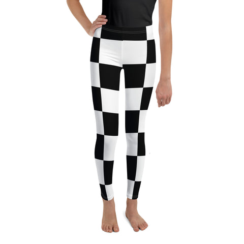 Youth Leggings - Checkered I