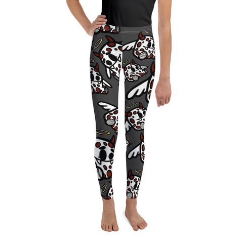 Youth Leggings - Happy DeviI II