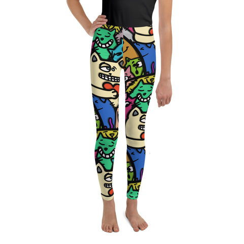 Youth Leggings - Kitty III