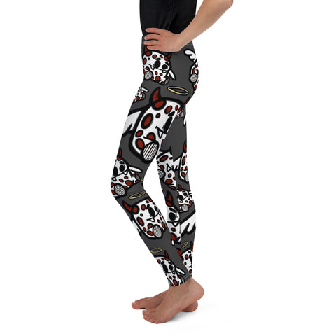 Youth Leggings - Happy DeviI II