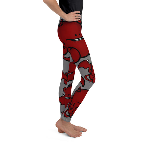 Youth Leggings - Happy DeviI I