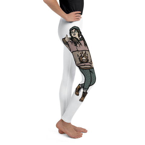 Youth Leggings - Girl Power XII