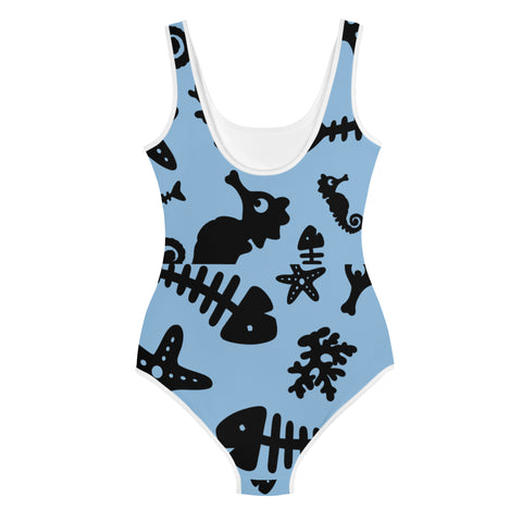 Youth One-Piece Swimsuit - Aqua I