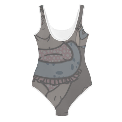 Youth One-Piece Swimsuit - Fussy V