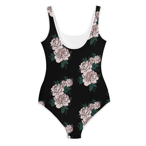 Youth One-Piece Swimsuit - Rose I