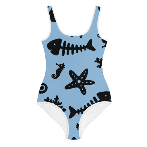 Youth One-Piece Swimsuit - Aqua I