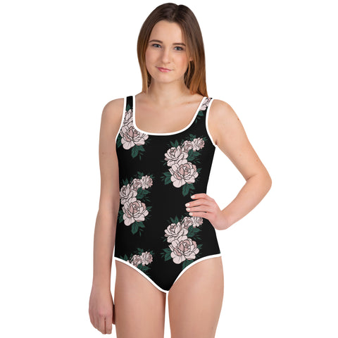 Youth One-Piece Swimsuit - Rose I