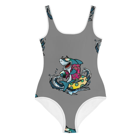 Youth One-Piece Swimsuit - Shark II