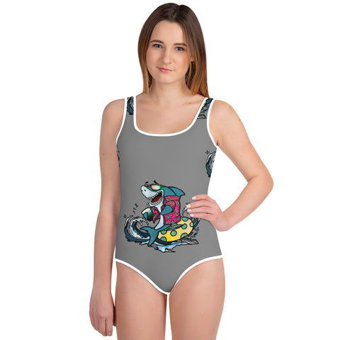 Youth One-Piece Swimsuit - Shark II