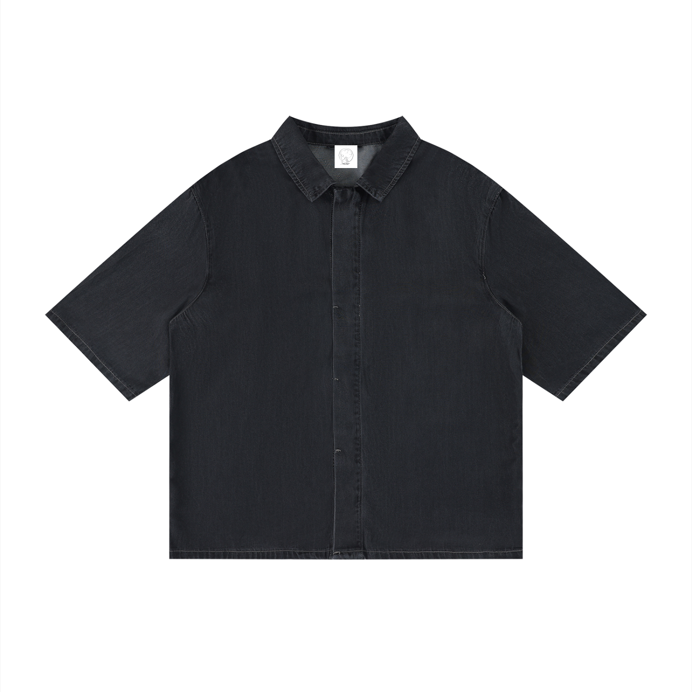Vintage Wash Drop Shoulder Lyocell Shirt - Lapsed