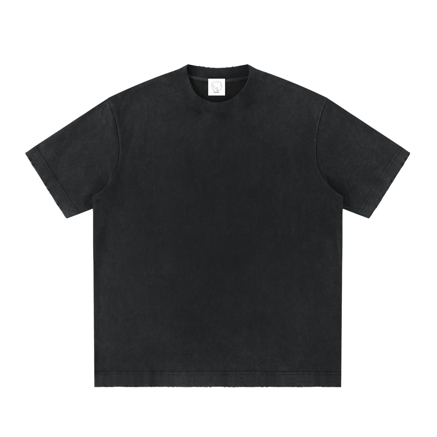 Heavyweight Vintage Washed Frayed T-Shirt - Sink Weight