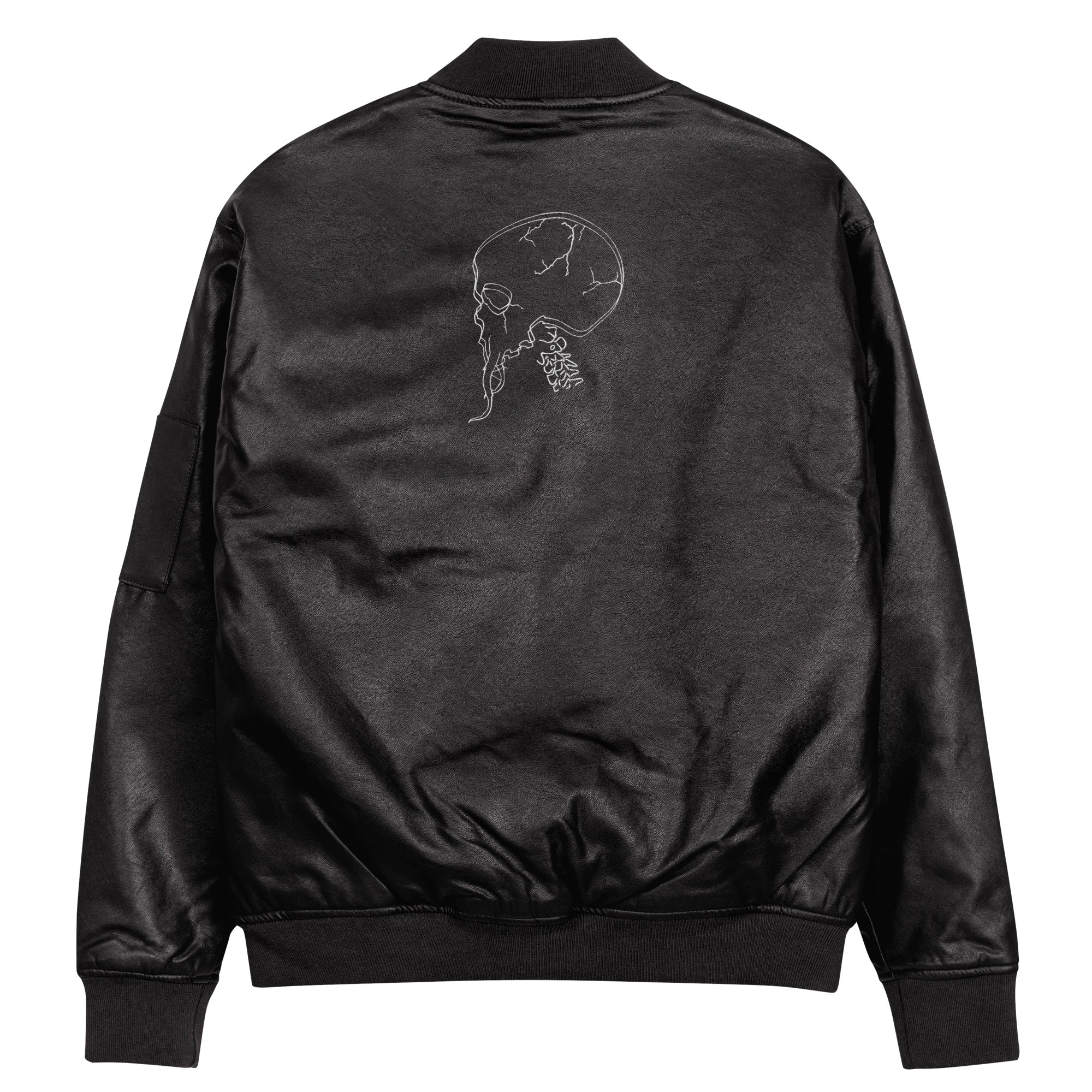 Leather Bomber Jacket - PEZUNA I