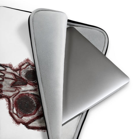 Laptop Sleeve - Blurry Skull V